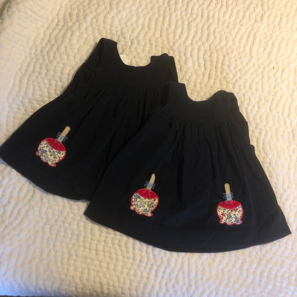 Candy Apple Corduroy Twin Dresses